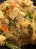 Tofu Curry mit Glasnudeln
