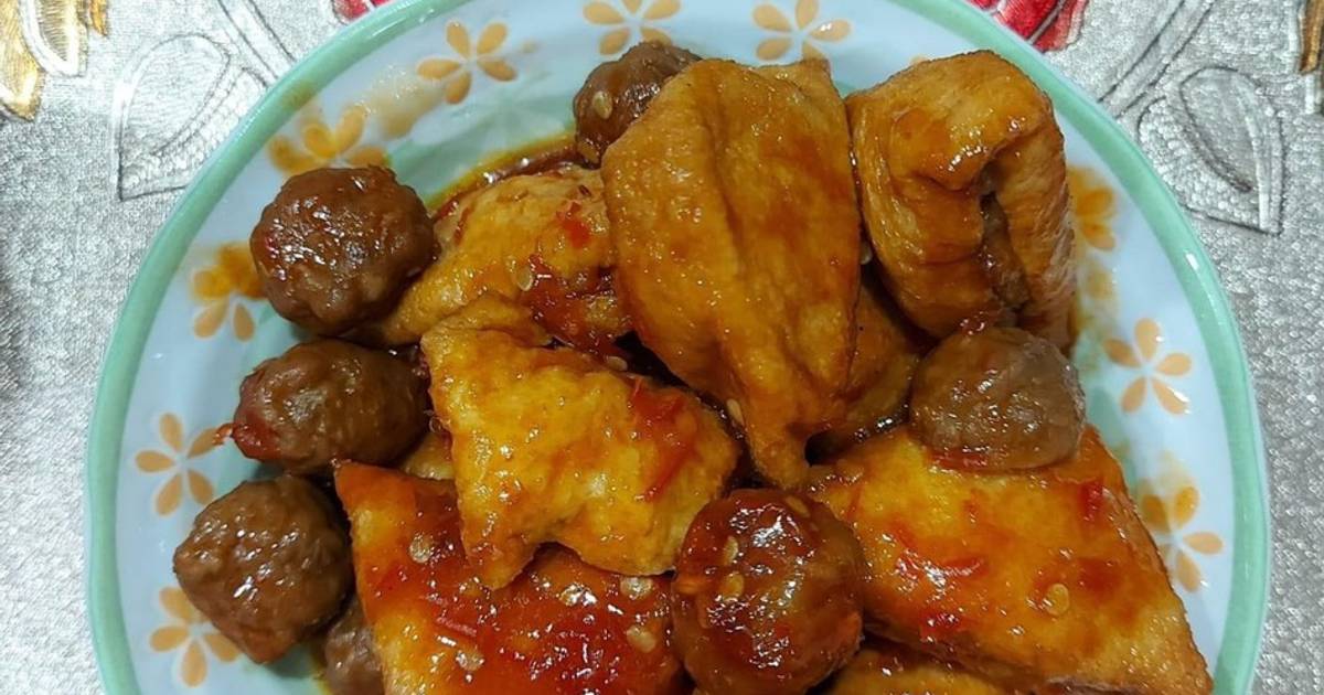 Resep Tahu Bakso Bakso Sapi Kuah Pedas Manis Oleh Ibu Lingga Dan