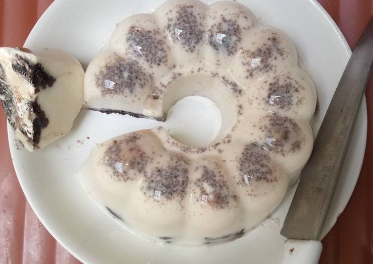 Puding oreo ala mmah keykail
