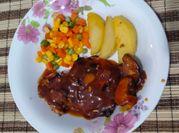 Gambar mixed vegetables untuk steak