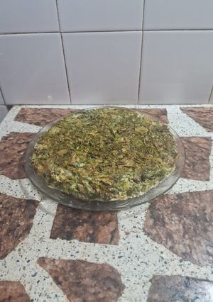 Una foto de Tortilla de lechugas al horno