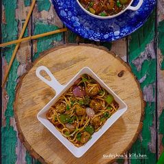 Steamed Chilli Chicken Spaghetti 🍝 A picture of Steamed Chilli Chicken Spaghetti 🍝.