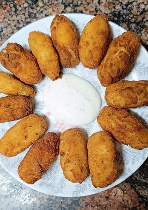 Una foto de Croquetas de kebab