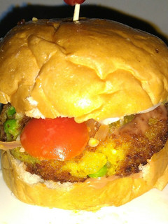 A picture of Aloo tikki Burger.
