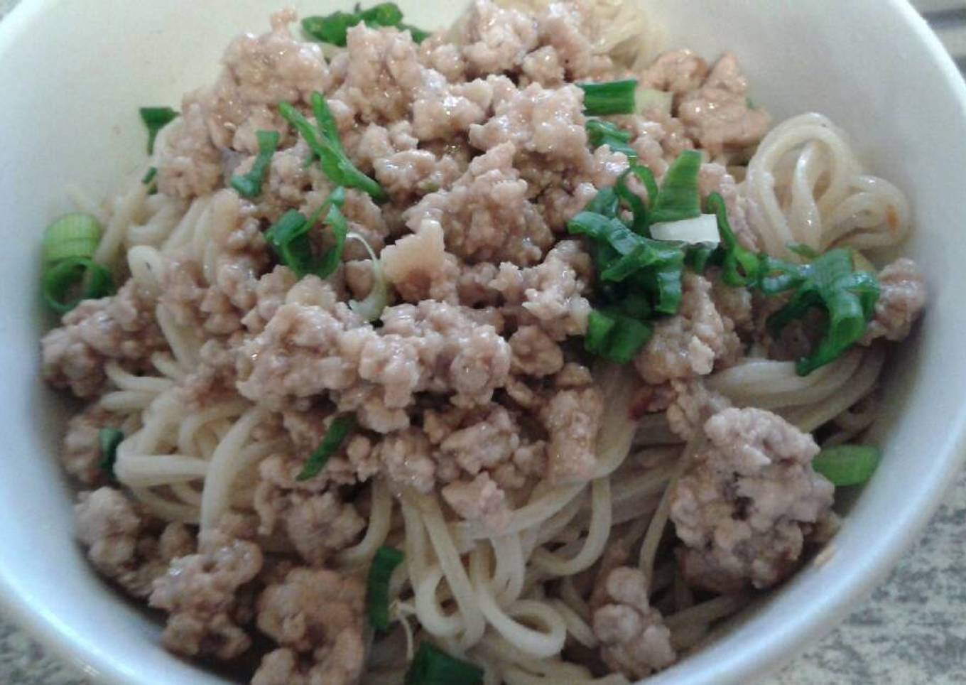 Mie ayam simple dan cepat