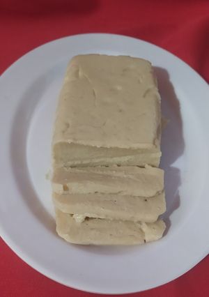 Una foto de Queso De Papa Vegano