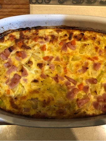 Receta Pastel de verduras y pavo  que Muy delicioso