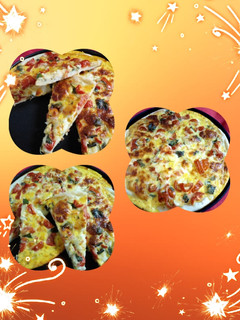 Una foto de Pizza caprese
