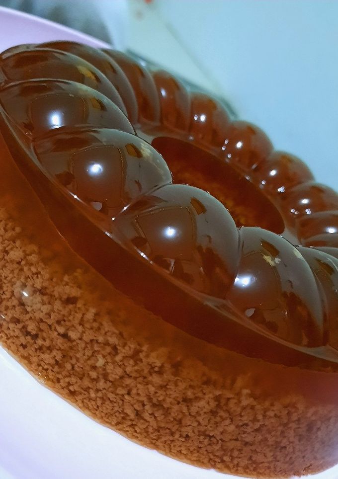 Foto resep Agar lumut gula merah / puding lumut Gula merah