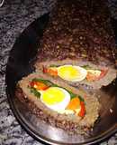 PAN DE CARNE. molde de budín