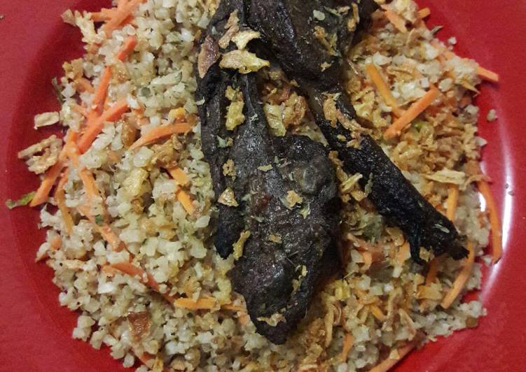 Nasi Kembangkol Goreng (low carb menu) #ketofriendly