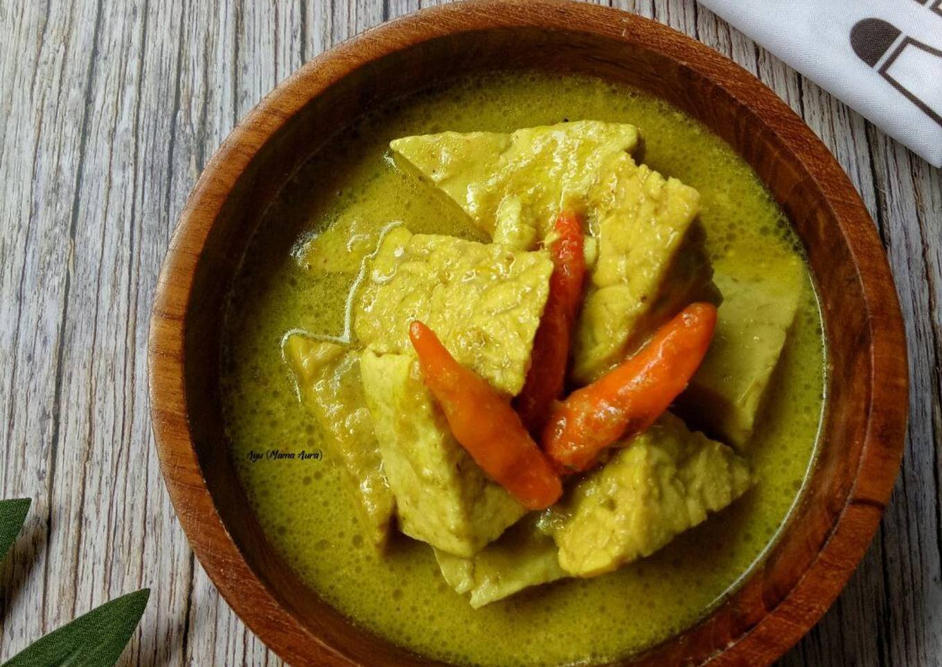 Tahu Tempe Kuah Santan