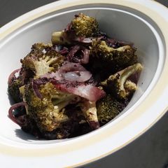 A picture of Tapenade-Roasted Broccoli.