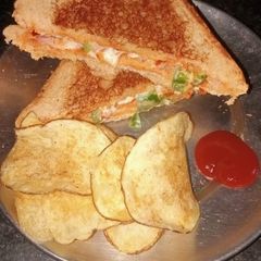 A picture of ভেজ মেয়ো স্যান্ডউইচ Veg Mayo Sandwich.