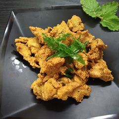 A picture of Crispy Mint Pakoda (fritters) - Quick & Easy Evening Snack.