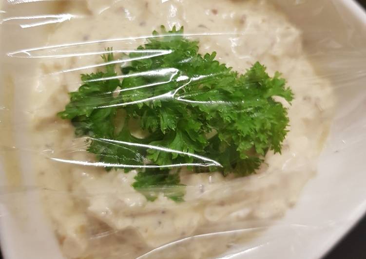 Steps to Make Quick My Mustard and Chicken dip