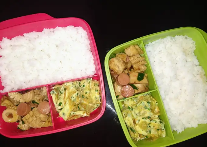 Nasi bekal sekolah