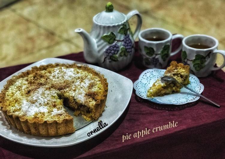 Resep Pie apple 🍎 🍏 crumbel, Bisa Manjain Lidah