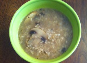 Una foto de Sopa de champignons al jerez
