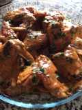 Alitas de pollo en salsa inglesa