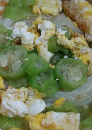 Foto resep Sup telur kuah oyong soun