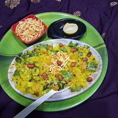 Batata poha A picture of Batata poha.