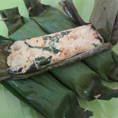 A picture of Pepes tahu ikan cue/gereh simple.