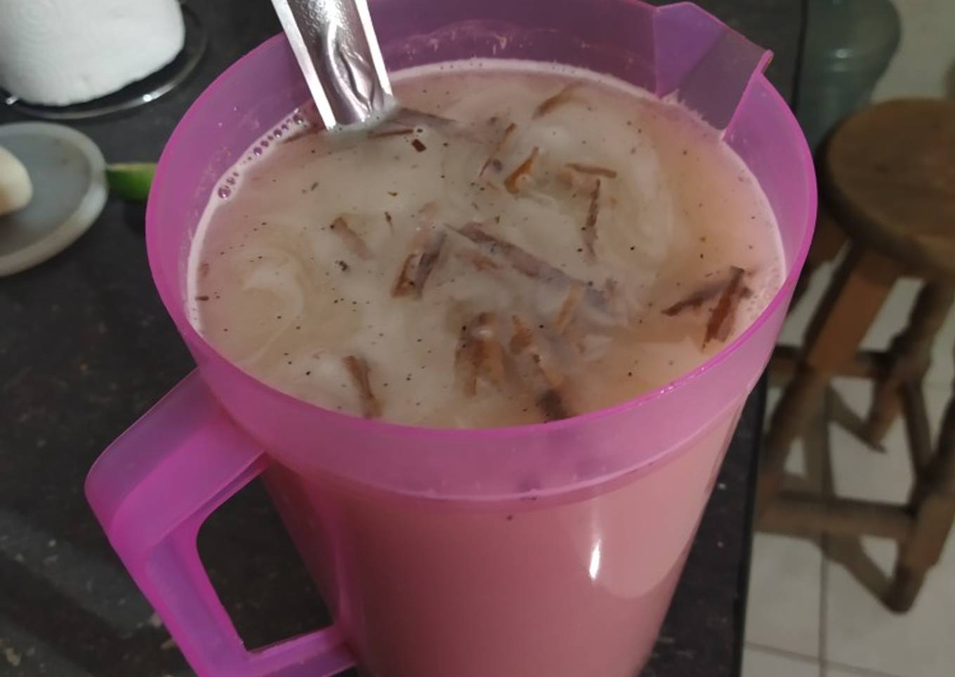 Agua de avena dorada