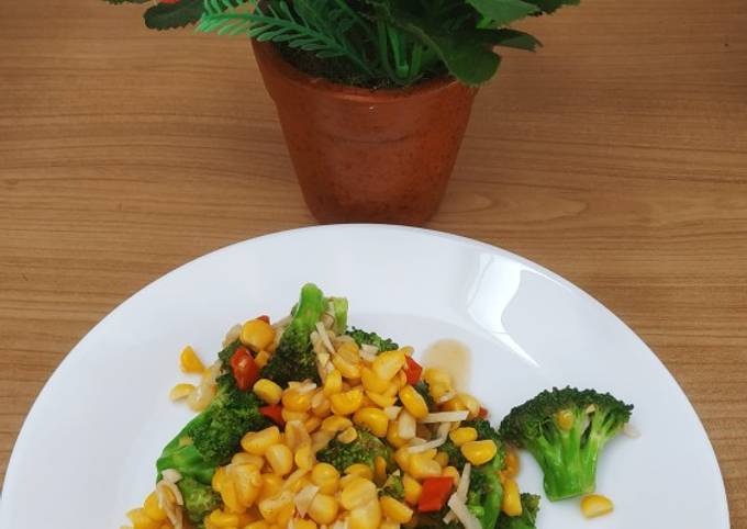 Resep Tumis brokoli jagung praktis yang Lezat Sekali