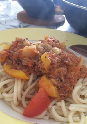 Foto resep Spaghetti Tuna Bolognaise