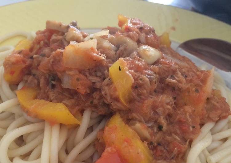 Spaghetti Tuna Bolognaise