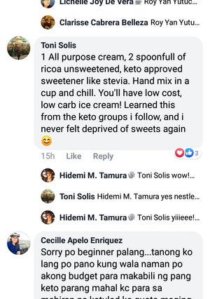 A picture of Keto sweets.
