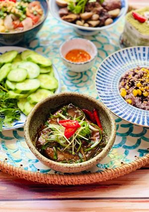 Hình của món Cá Cờ Kho Tộ.