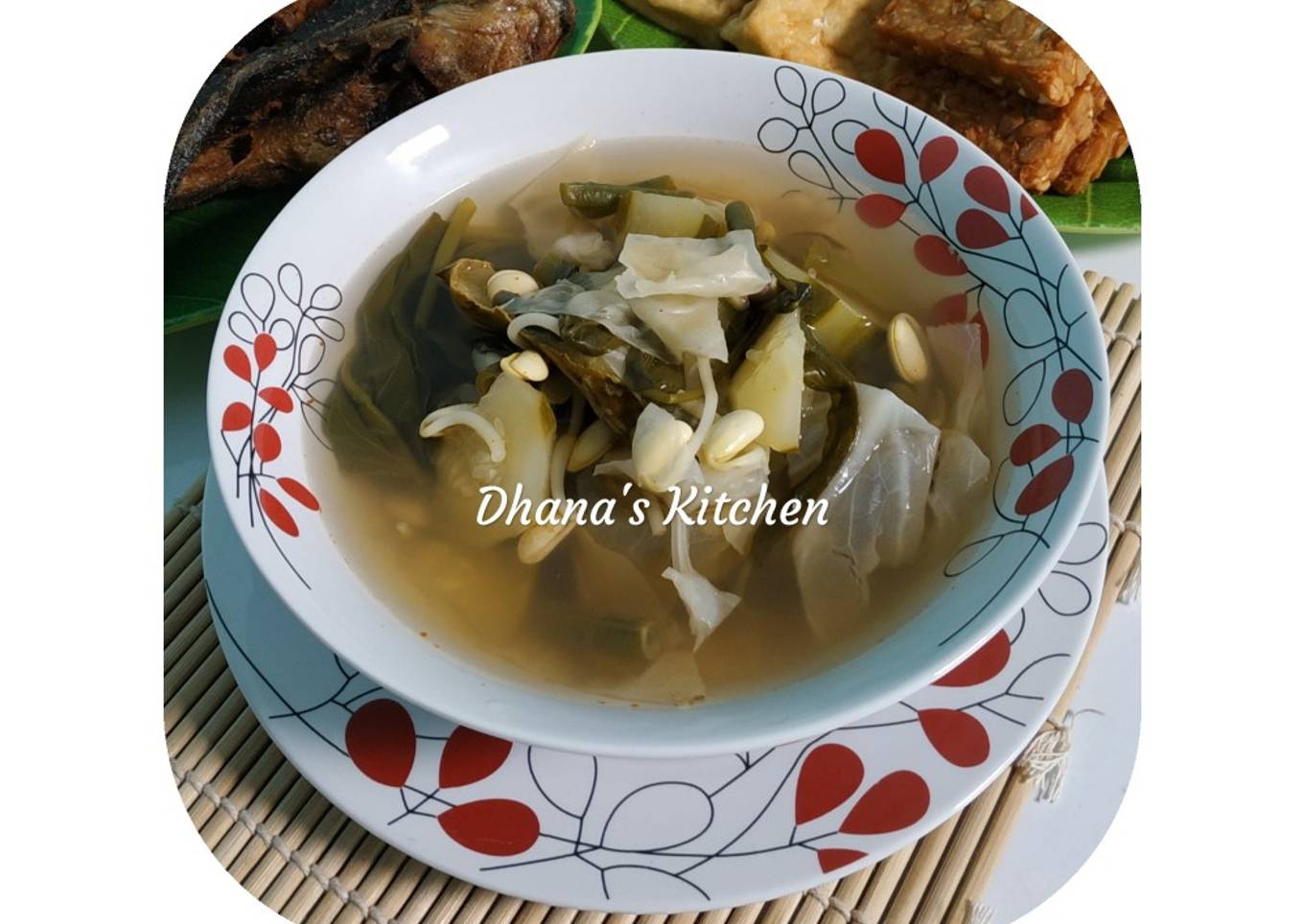 Bumbu instan dengan acar sayuran