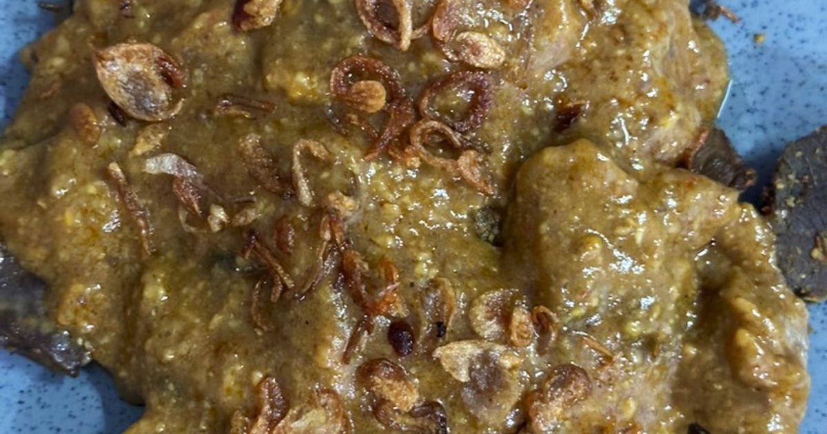 Sate Padang Pariaman Tanpa Tusuk dgn teflon