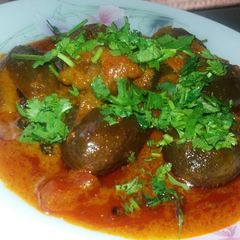 A picture of Baingan masala.