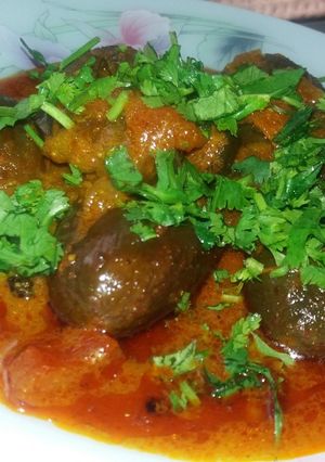 A picture of Baingan masala.