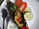 Nasi bakar simple