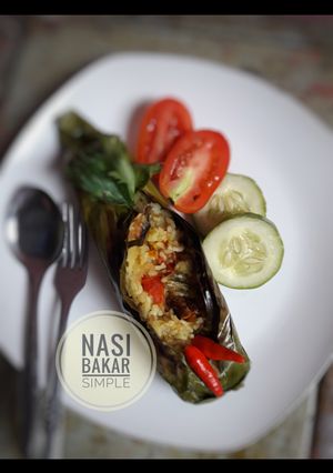 Foto resep Nasi bakar simple