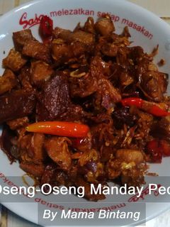 Foto resep Oseng-oseng manday pedas