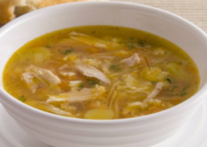 Steps to Prepare Any-night-of-the-week Cock-a-leekie Soup