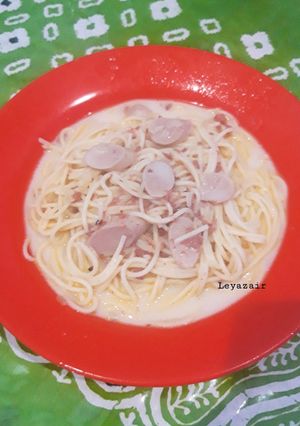 Foto resep #73 Spagetti + Kornet Kuah Susu