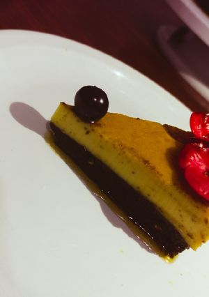 Una foto de Pastel imposible🥧🌺