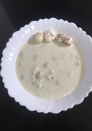 A picture of Makhana Kheer.