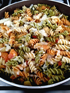 Una foto de Pasta con verduras