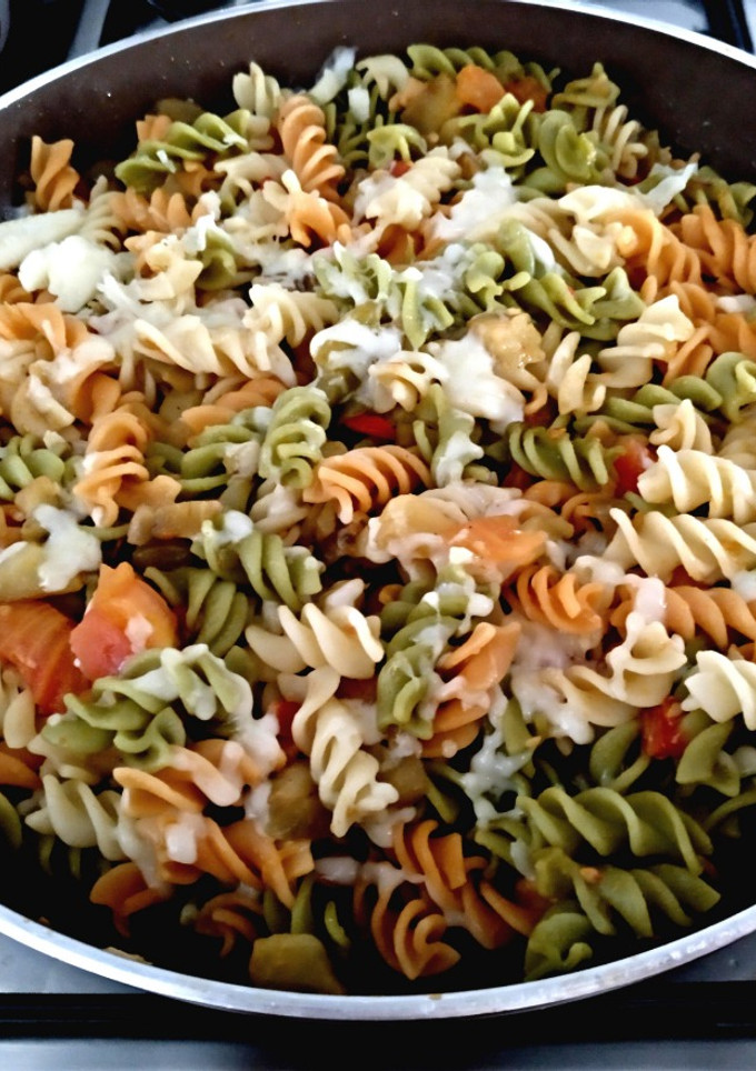 Una foto de Pasta con verduras