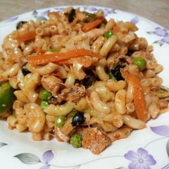 A picture of Chicken Veg Pasta.