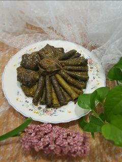 صورة لوصفة ورق عنب بالدبس الرمان