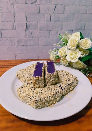 Foto resep Dodol ubi ungu wijen