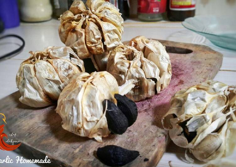 Black Garlic Homemade / bawang putih hitam